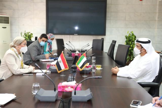 وزيرة البيئة تلتقى سفير دولة الإمارات لبحث سبل التعاون بين البلدين فى المجالات البيئية المختلفة 