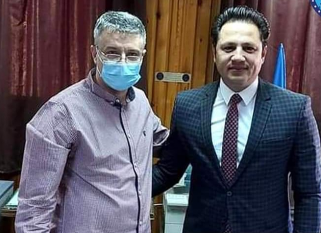 نائب الدقهلية يتفقد حالة المصابين من أهالي منية النصر بمستشفى الزرقا