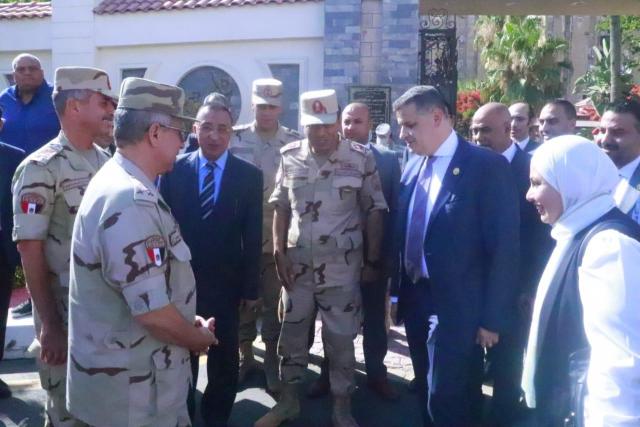 وفد حقوق انسان البرلمان خلال زيارته للمنطقة الشمالية