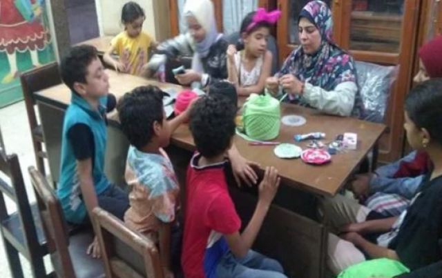 ورشة حكي بقصر ثقافة أحمد بهاء الدين للطفل