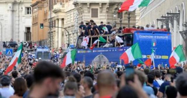 احتفالات ايطاليا بلقب يورو 2020