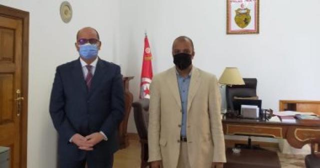 السفير التونسى يستقبل الرئيس التنفيذى لمهرجان السينما
