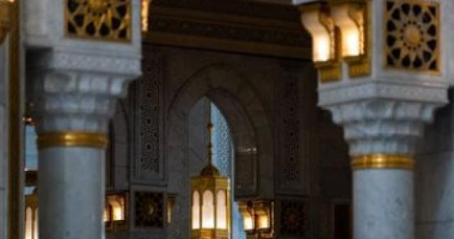 تزيين أعمدة الحرم