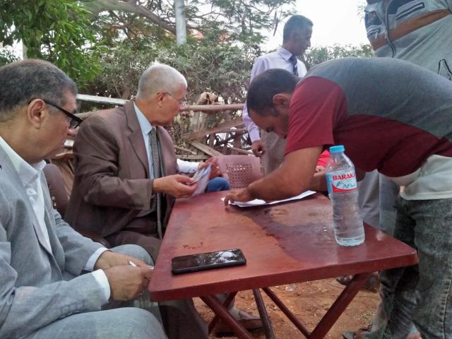 برعاية حزب مصر الحديثة  عقد جلسة صلح بين عائلتي عبدالعاطي وعبدالعزيز حلمى بفاقوس