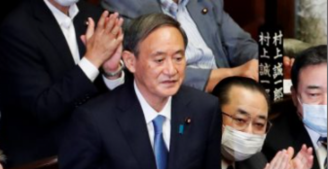 رئيس الوزراء اليابانى يوشيهيدى سوجا