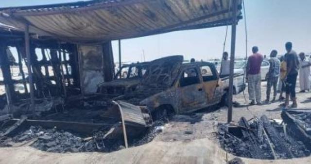 داعشى يفجر نفسه في بوابة امنية تتبع الجيش الليبي في زلة