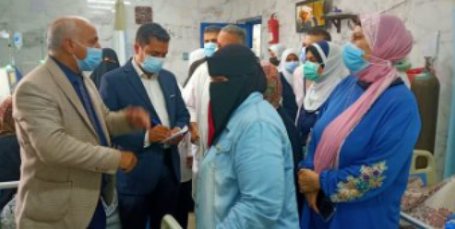 جولة لوكيل وزارة الصحة بالغربية على مستشفيات مركز كفر الزيات للتأكد من جاهزيتها للعمل