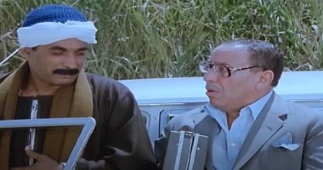 النجم أحمد زكى والفنان الكبير فؤاد المهندس