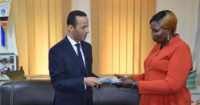 سفير مصر لدى جنوب السودان يلتقى وزيرة الثقافة