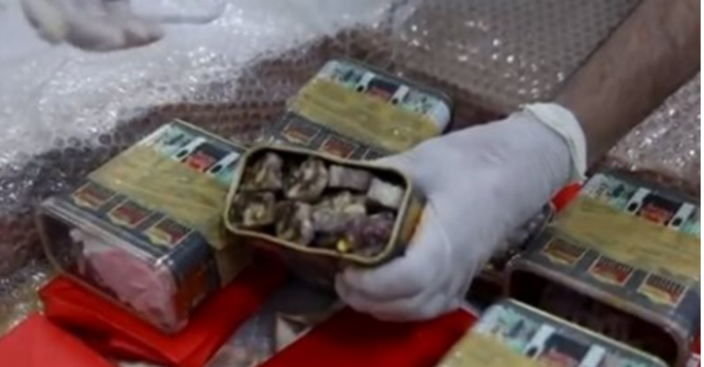 حلوى محشية مخدرات