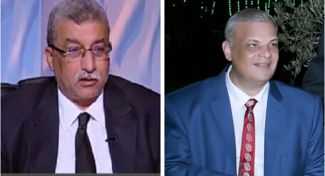 الكاتب الصحفي صالح شلبى والكاتب الصحفى محمود نفادى