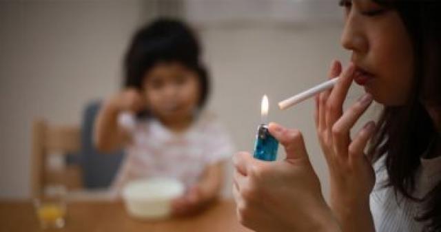 التدخين السلبي -الأطفال