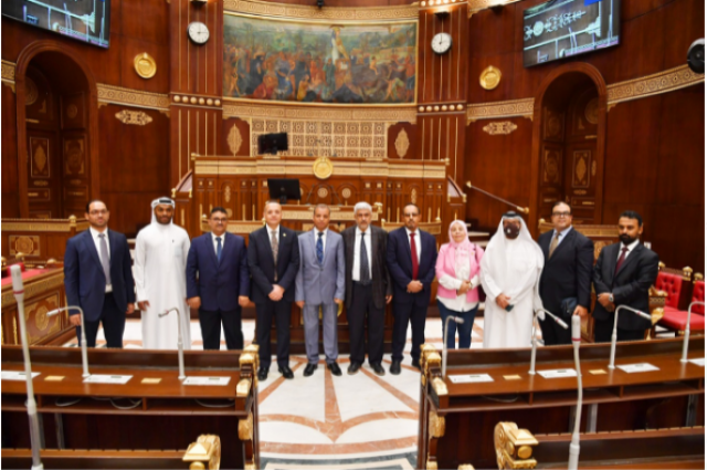 أمين عام الشيوخ يستقبل الأمناء العامين والمساعدين بالمجالس والبرلمانات العربية 