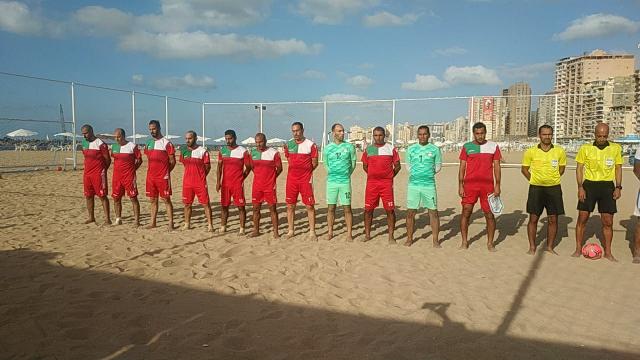  مباريات كرة القدم الشاطئية على شاطئ اسحاق حلمي  