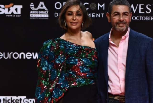 داليا البحيري وزوجها