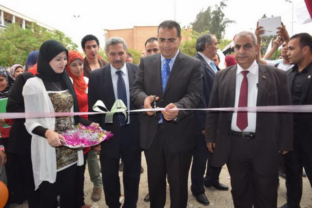 افتتاح مهرجان «الأسر الطلابية» بجامعة المنصورة 