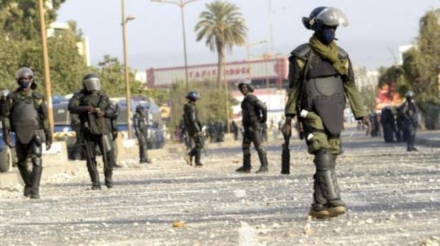قوات الامن فى السنغال