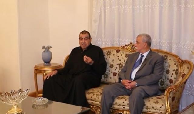 الكاتب الكبير محمود نفادي مع البرلماني السابق حمدي الطحان خلال الحوار