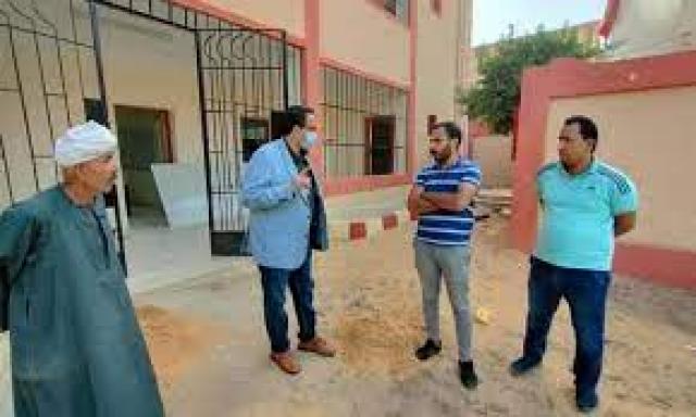  أعمال الصيانة الشاملة بمدرسة الإمام الشافعي بطنطا