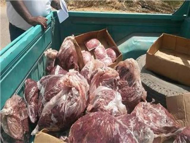 ضبط 3.5 طن لحوم ودجاج غير صالحة للاستهلاك الآدمي قبل بيعها للمواطنين بسوهاج