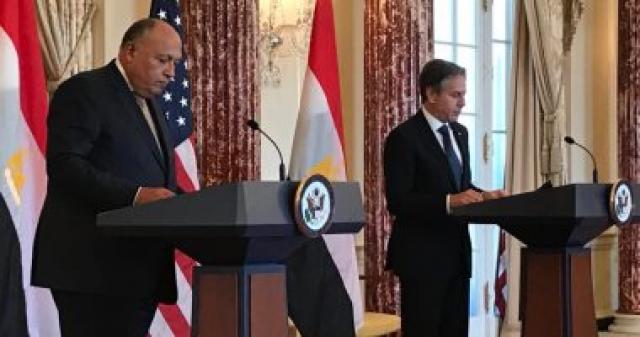 وزيرا خارجية مصر وأمريكا فى ختام الحوار الاستراتيجى بين مصر وأمريكا