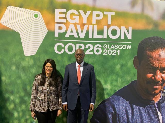 التعاون الدولى تناقش مع بنك التنمية الأفريقى دعم التحول الأخضر فى مصر