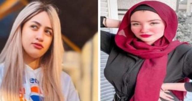 المتهمتان حنين حسام ومودة الادهم