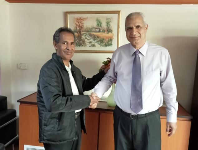 الكابتن مصطفي فكري و الدكتور إبراهيم عبدالحليم