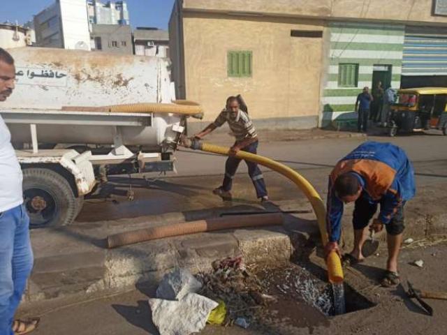 تطهير وتسليك 9066 بيارة صرف في كفر الشيخ
