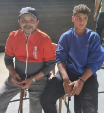 الفنان محمد هنيدى ونجله