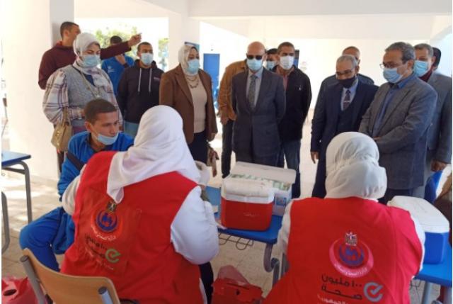 جانب من حملة التطعيم