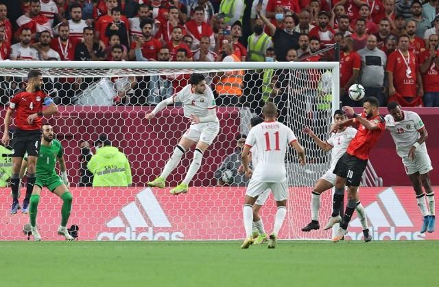 مروان حمدى يسجل أول أهدافه الدولية مع منتخب مصر أمام الأردن