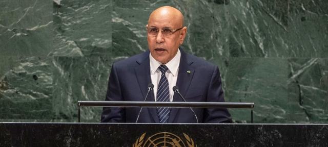  الرئيس الموريتاني محمد ولد الشيخ الغزواني