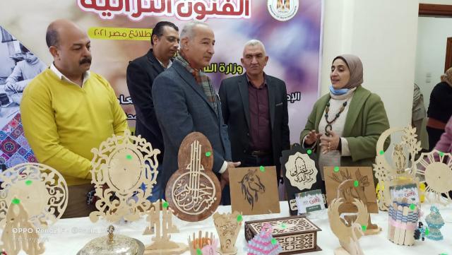 إفتتاح معرض الفنون التراثية للمبدعين الصغار بكفر الشيخ .. صور