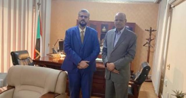 المندوب الليبي بالجامعة العربية يلتقى نظيره السودانى
