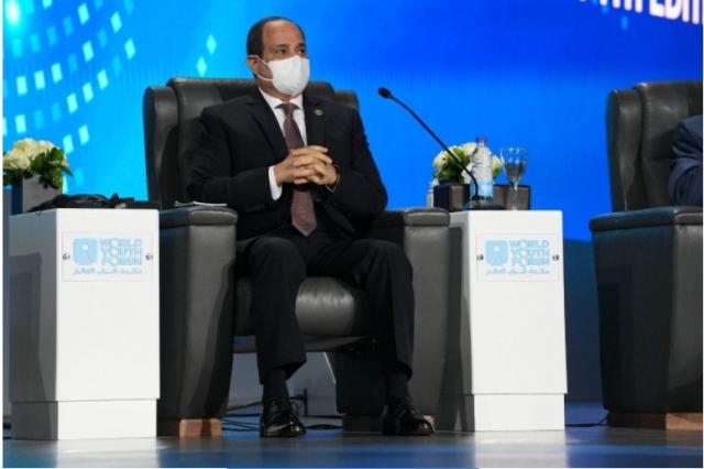 المتحدث الرئاسي ينشر صورا لمشاركة الرئيس السيسي في الجلسة الرئيسية بمنتدى شباب العالم