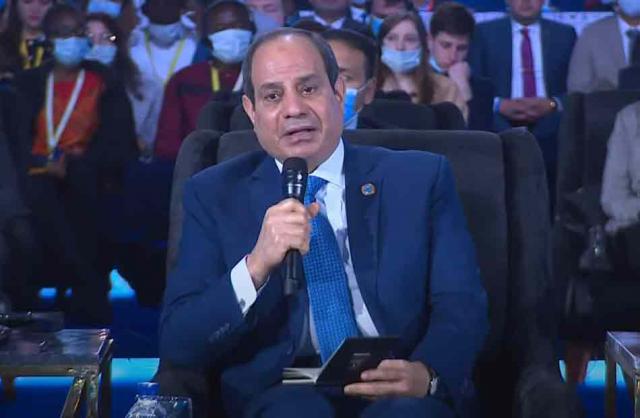 الرئيس السيسي: مشاركة شركاء التنمية في منتدى الشباب تعكس حالة من التكامل بين مصر ودول العالم