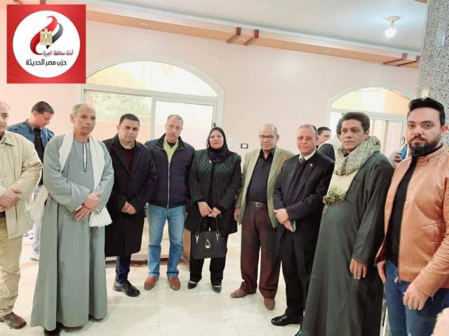حزب مصر الحديثة ينظم قافلة طبية مجانية لمرضى العيون بالجيزة