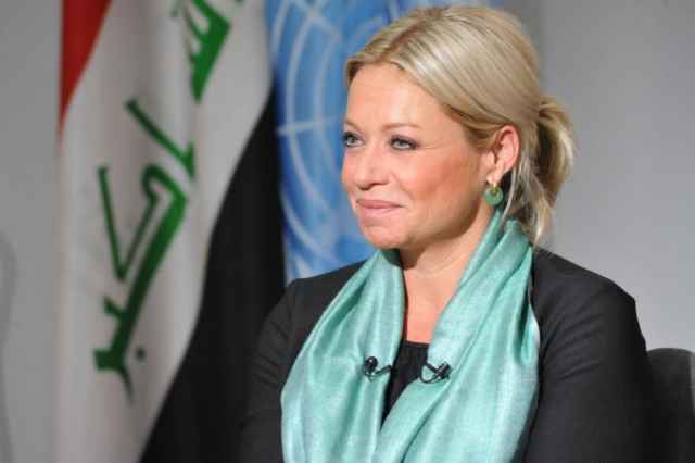 رئيسة بعثة الأمم المتحدة في العراق جينين بلاسخارت