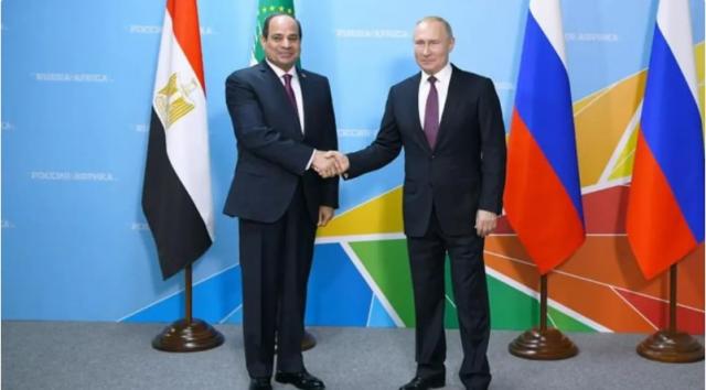 الرئيس السيسى ونظيره الروسى - ارشيفية