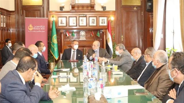 اتحاد مقاولي التشييد والبناء يوقع بروتوكولا للتعاون مع بنك مصر