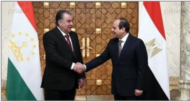 الرئيس السيسى يتلقى دعوة رسمية لزيارة طاجيكستان