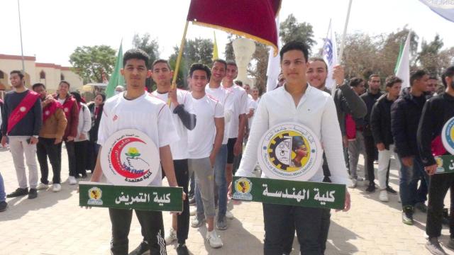 انطلاق مهرجان جامعة المنيا للأنشطة الطلابية بمشاركة طلاب ”ذوي الهمم” و”الوافدين”