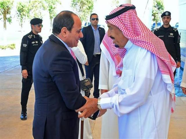 الرئيس السيسي وخادم الحرمين