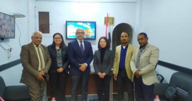مستشارة هيئة التعاون الدولى اليابانية تزور فرع التأمين الصحى بالأقصر