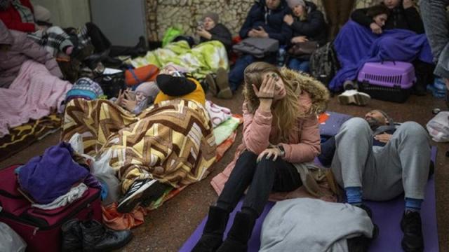 المشردين جراء الحرب الروسية الاوكرانية