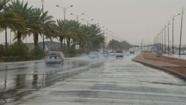 الامطار متفاوتة فى مناطق القاهرة 