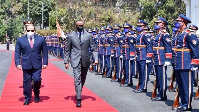 الرئيس السيسى ورئيس رواندا 