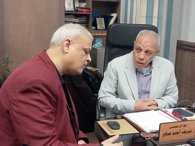 الكاتب الصحفى الأستاذ صالح شلبى فى حواره مع اللواء شريف صالح