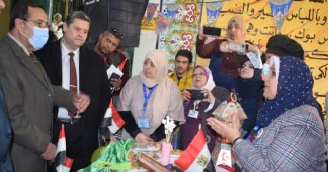 محافظ شمال سيناء يفتتح معرض منتجات مدارس التعليم الفنى بالعريش